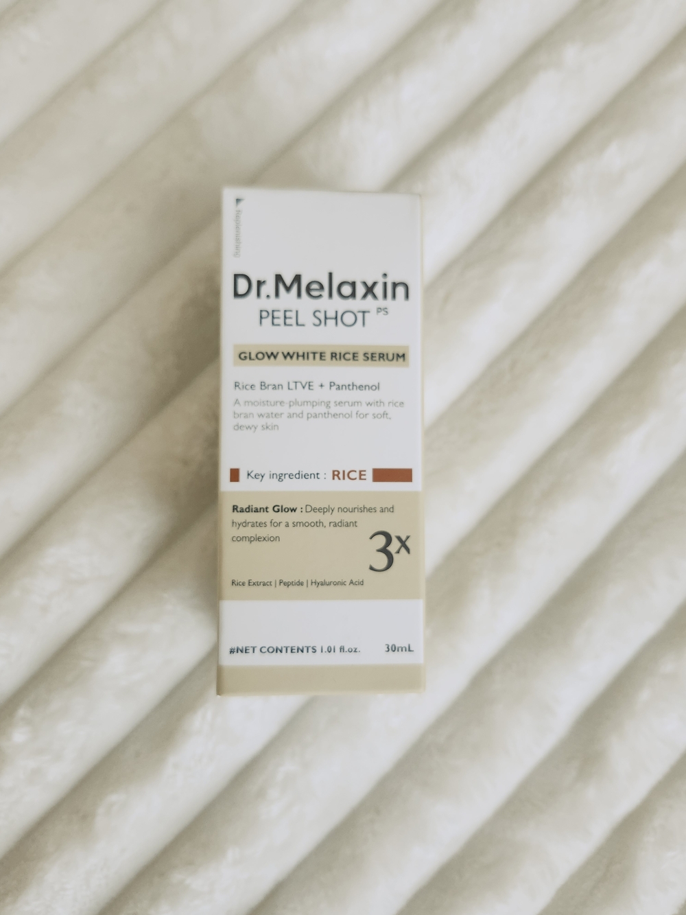 Dr.Melaxin Peel Shot Glow White Rice Serum 30mL K-Beauty Sealed